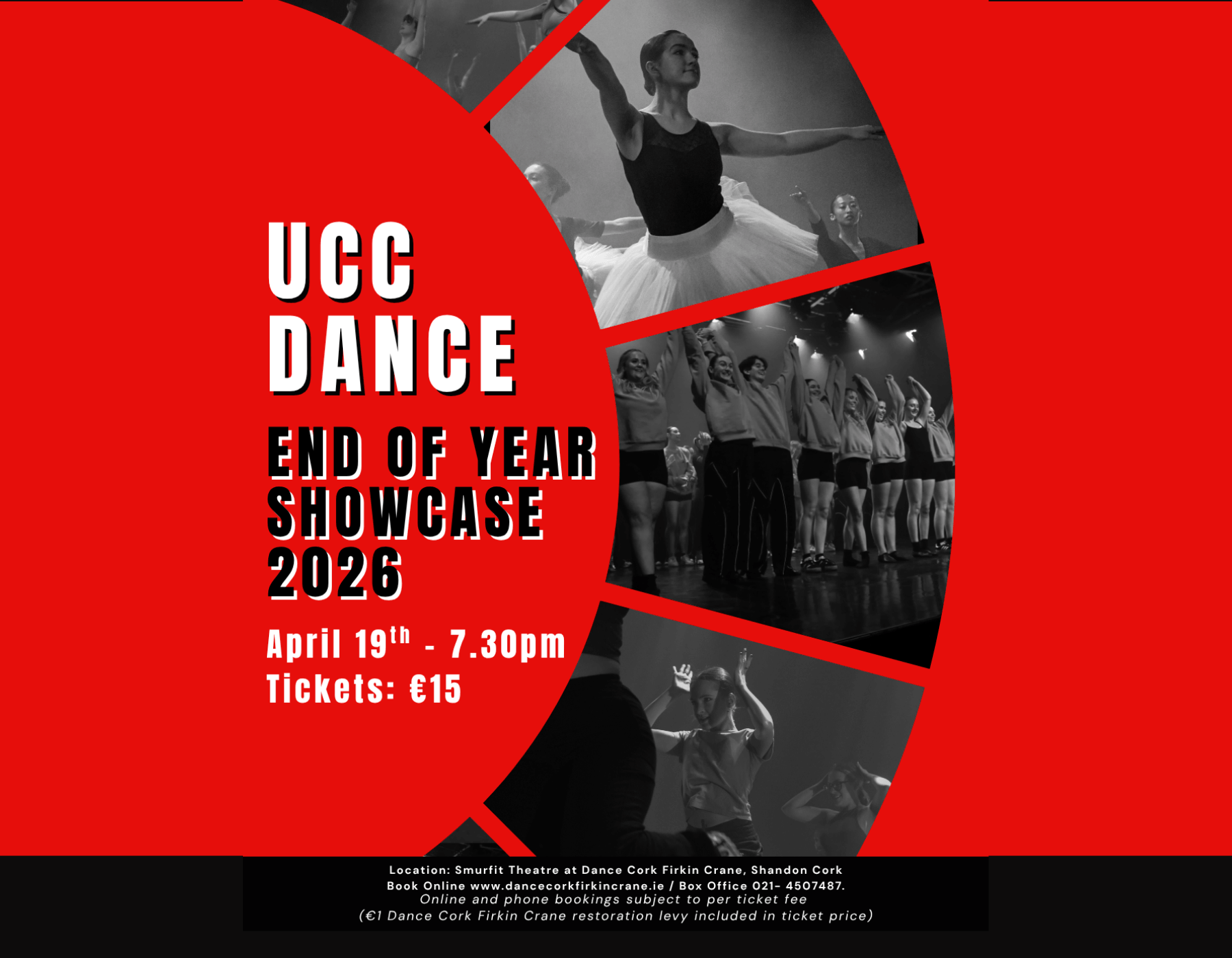 Firkin Crane Theatre, Cork: UCC Dance Showcase 2026